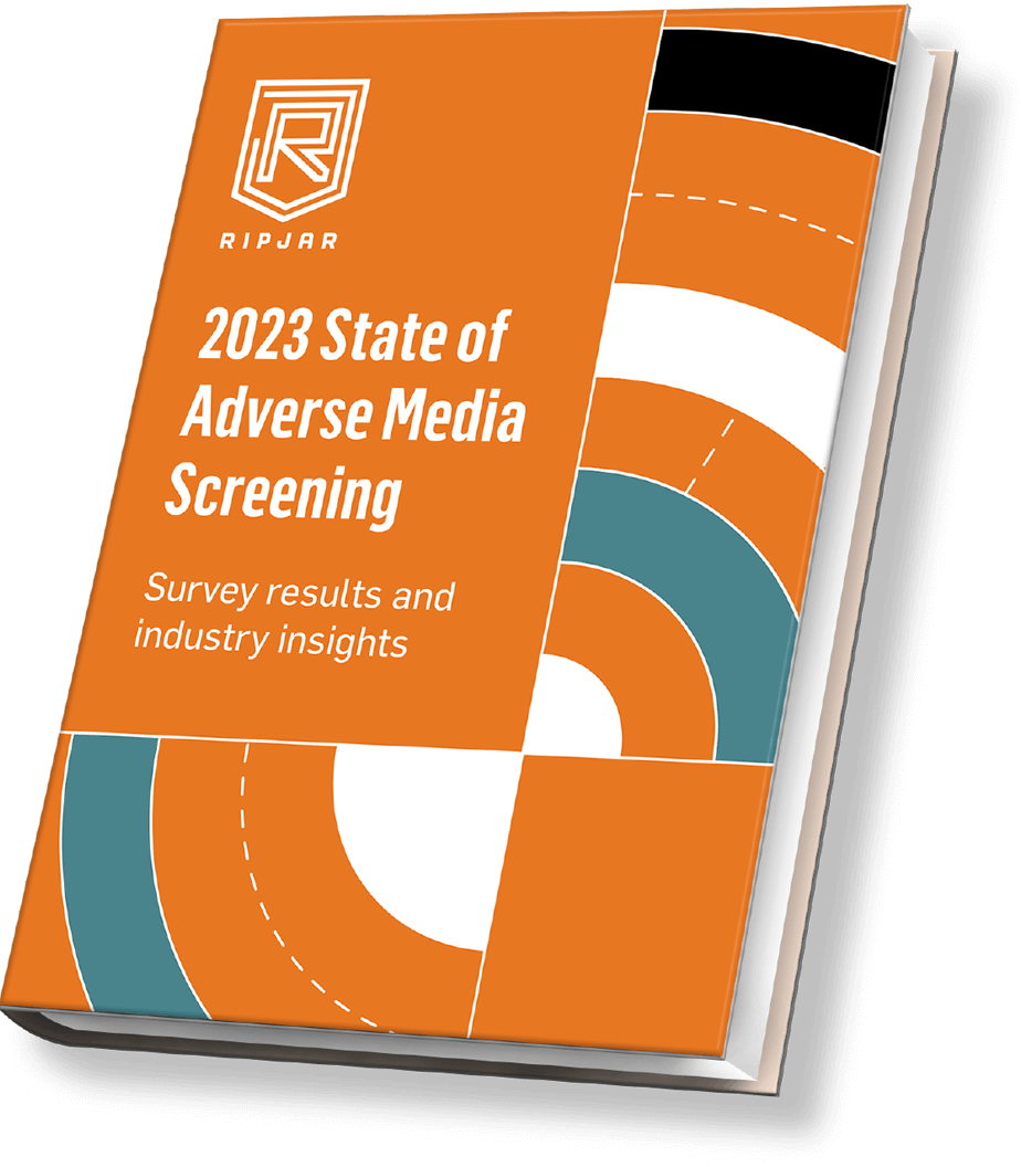 2023 State of Adverse Media Screening artwork