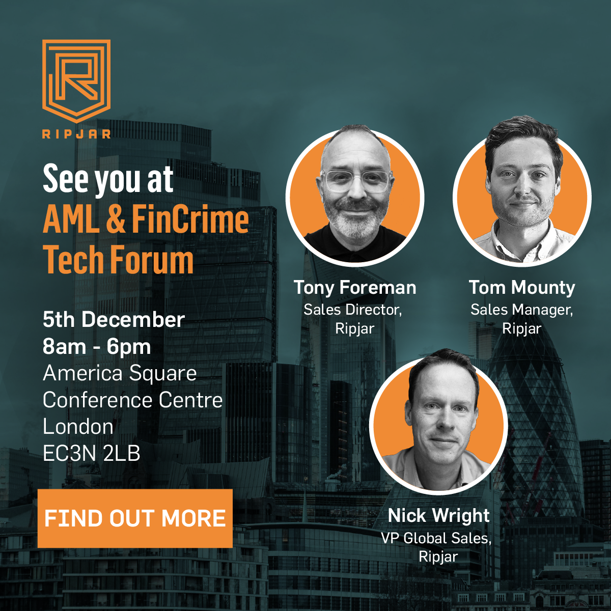 AML and FinCrime Tech Forum Ripjar