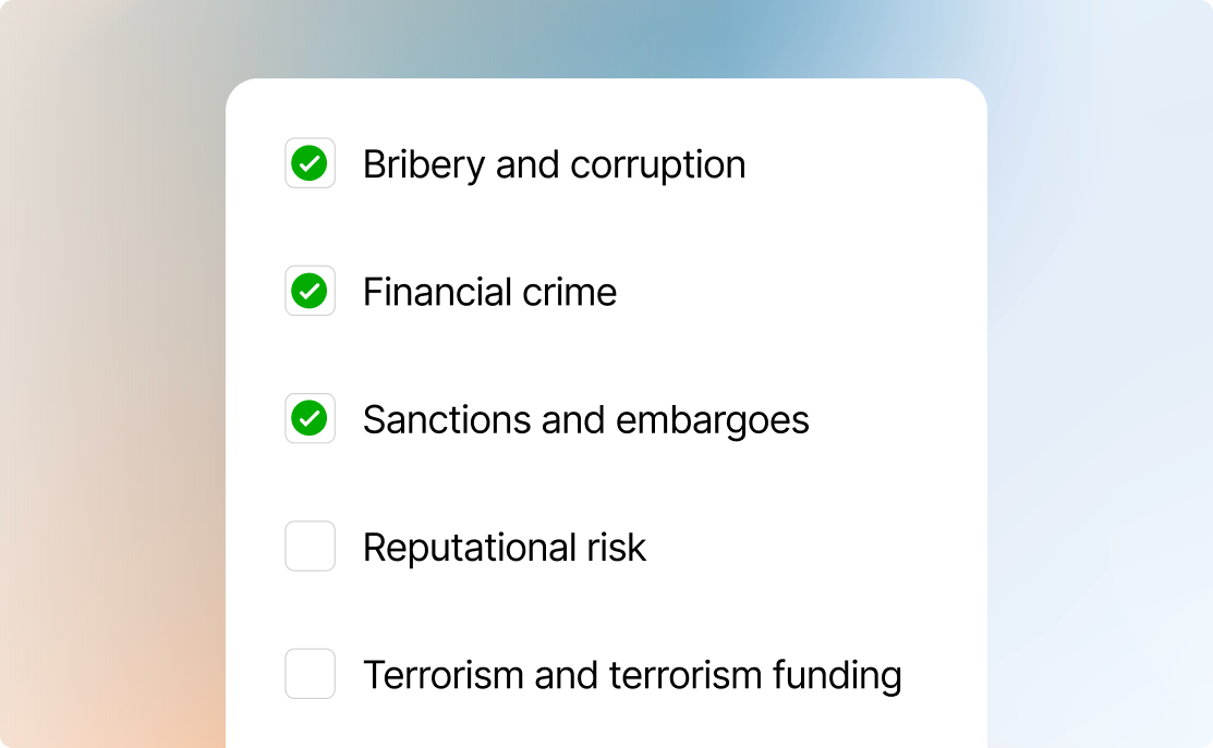 Configurable risk classifiers
